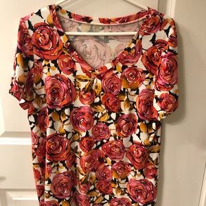 Bamboo ‘briar roses’ top